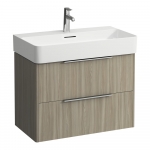 Spintelė praustuvui Laufen BASE 733x391x515 mm, su dviem stalčiais, praustuvui 810285, spalva- šviesi guoba 